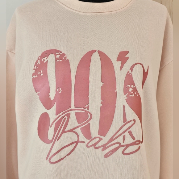 "90's Babe" women's sweatshirt size L‎ - Picture 4 of 7